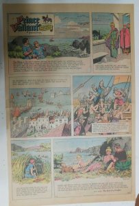 Prince Valiant Sunday #1649 by Hal Foster from 9/15/1968 Rare Full Page Size !