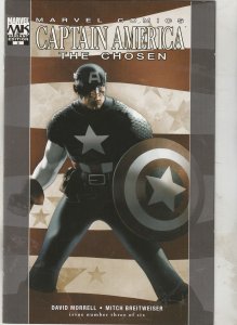 Captain America: The Chosen #3 Variant Cover 2007 PRICE DROP! Super-Grade NM Wow