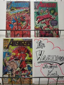 AVENGERS 305-307  vs The LAVA MEN ! 