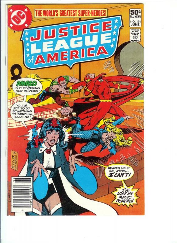 Justice League of America #191, June, 1981 (VF/NM)