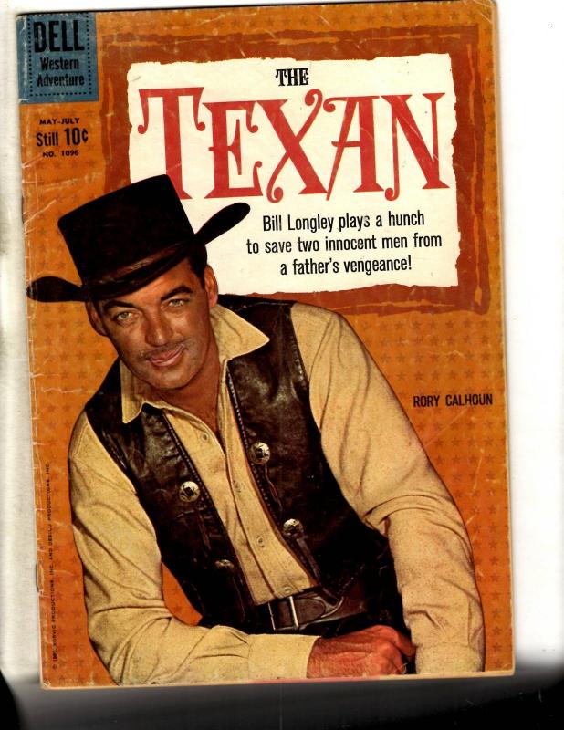 Four Color # 1096 VG Dell Silver Age Comic Book The Texan Western Calhoun JL18