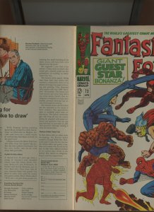 (1968) Fantastic Four #73: SILVER AGE! KEY ISSUE! WE COMBINE SHIPPING! (7.0/7.5)