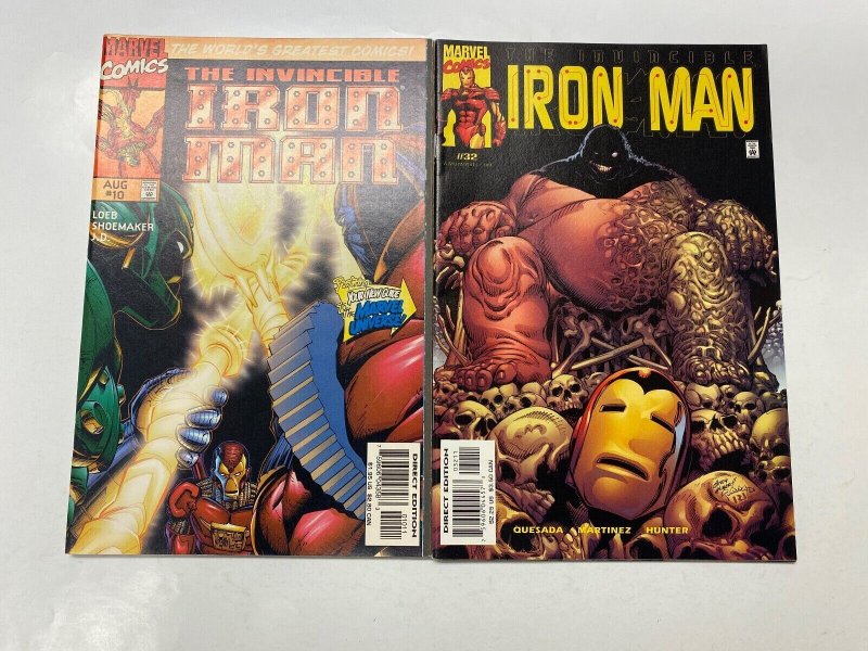 4 MARVEL comic book Invincible Iron Man #5 8 10 32 51 KM10