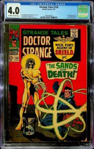 Strange Tales #158 (1967) - CGC 4.0 - Cert#3979246024