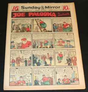 1949 Sunday Mirror Weekly Comic Section September 4th (VG+) Superman Marilyn