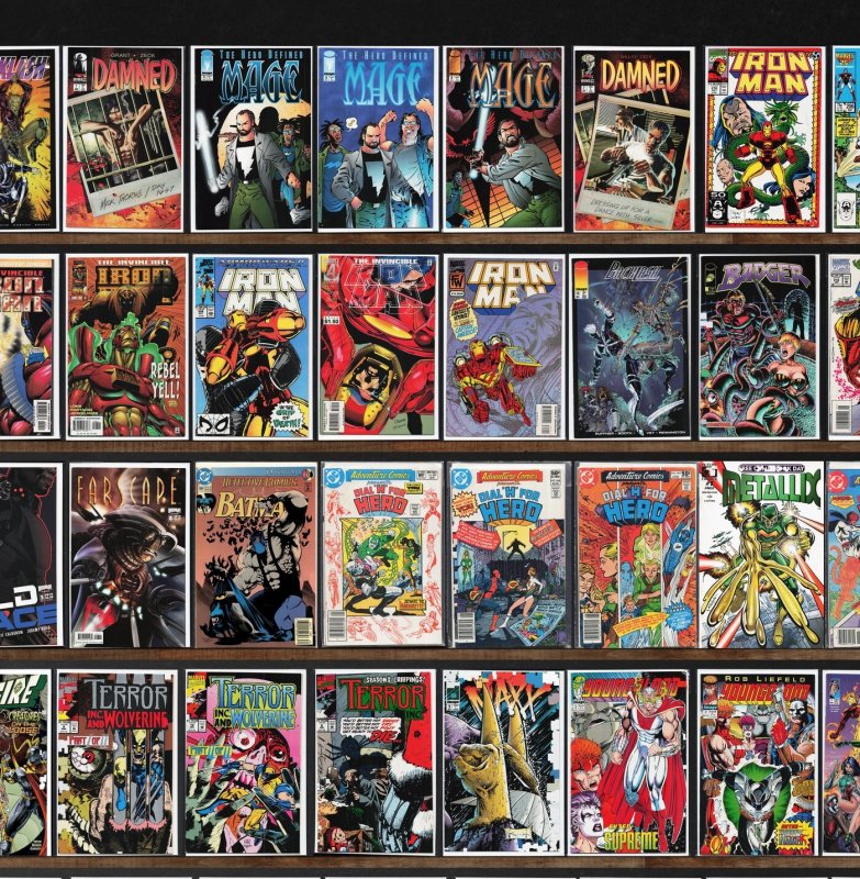 Huge Lot 140+ Comics with Iron Man, Freak Force, Gen 13 & More!