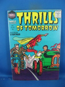 THRILLS OF TOMORROW 20 VF- STUNTMAN S & K 1955 HARVEY