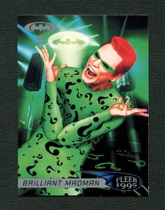 Batman Forever Card #20 ( Mint ) / Jim Carry / 1995 Fleer