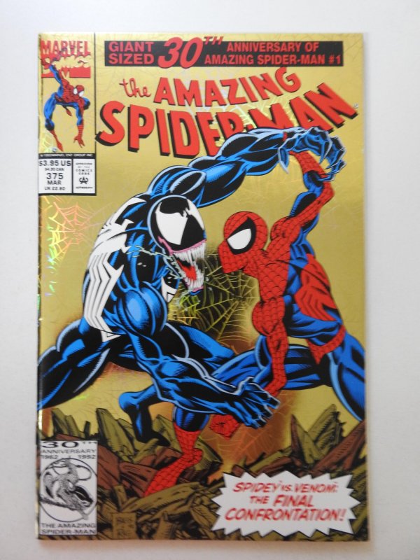 The Amazing Spider-Man #375 (1993) Holo-Cover! Beautiful NM- Condition!