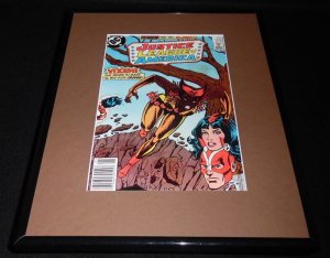 Justice League of America #234 1985 DC Framed 11x14 ORIGINAL Comic Book Cover