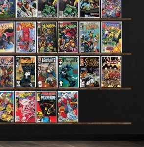 Huge Lot 150+ Comics with X-Force, Daredevil, Silver Surfer & More!