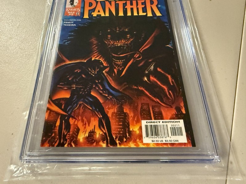 Black Panther # 2 Vol. # 2 CGC Graded 9.2 Marvel Comic Book 1998 Wakanda JH34