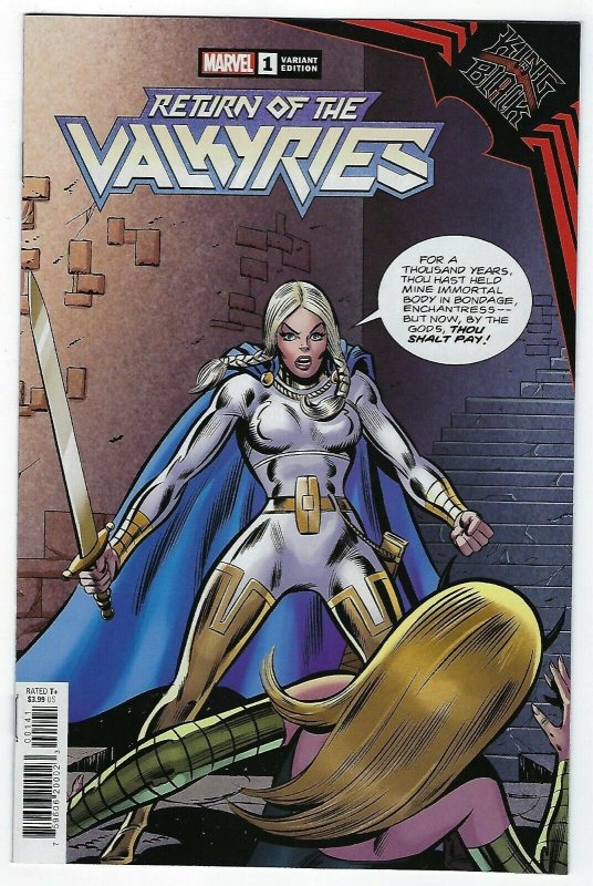 KIB Return Of Valkyries # 1 of 4 Hidden Gem 1:50 Variant Cover NM Marvel