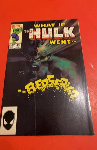 What If? #45 (1984) what if hulk goes Mad high grade