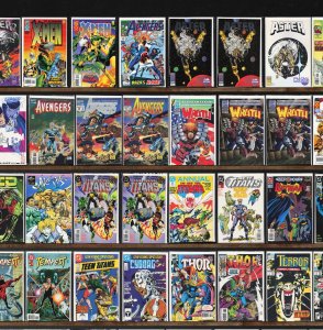 Huge Lot 150+ Comics with Thunderbolts, Teen Titans Spotlight & More!