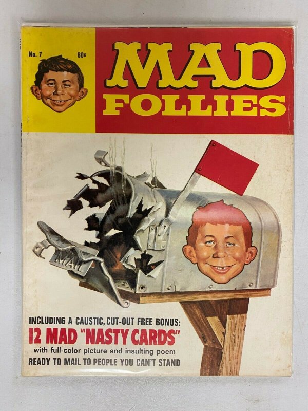 Mad Follies Ec #7 Final Issue Direct Edition With Inserts 4.0 VG (1969)