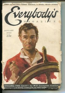 Everybody's 1/1923-Ridgway-Mystery-crime & adventure pulp fiction Harold Titu...