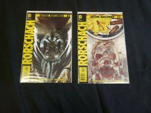 BEFORE WATCHMEN: RORSCHACH 4PC (VF/NM) ISSUES #1-4,#4 VATRIANT, SET, B&B 2012-13 