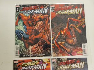 4 Savage Spider-Man Marvel Comic Books #1 2 3 4 35 TJ43