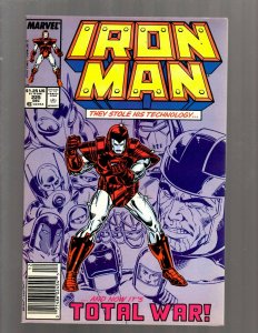 Lot of 12 Iron Man Comics #216 217 219 220 221 222 223 224 225 226 227 229 GB2