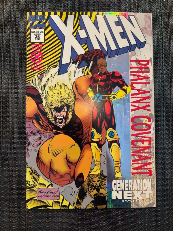 X-Men #36 Direct Edition - Holo-Foil Enhanced Cover (1994)