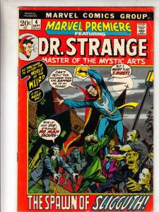 Marvel Premier #4 (Sep-72) FN Mid-Grade Dr. Strange