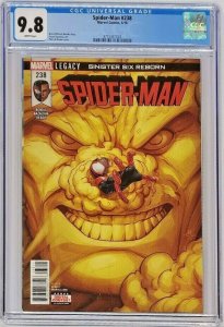 Spider-Man #238 Marvel 2018 CGC 9.8 White Pages 1 of only 4 at Top Census Grade