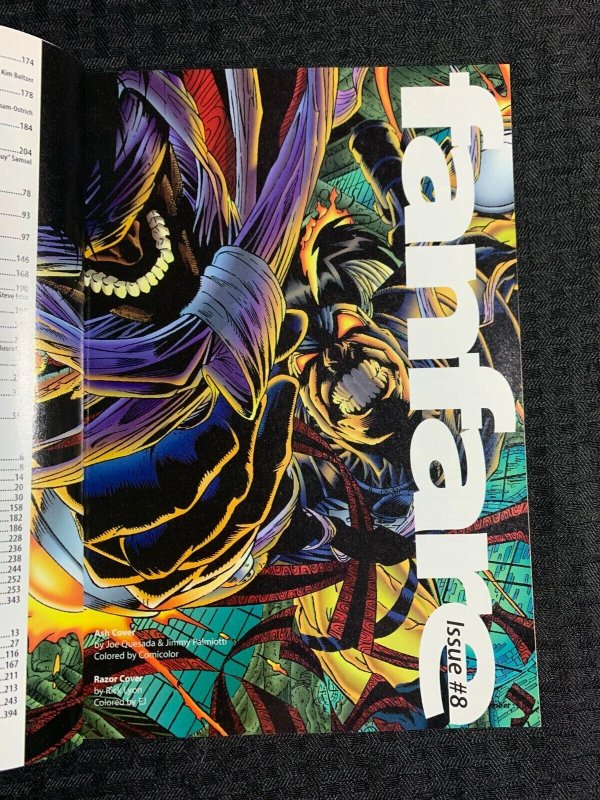 1996 OVERSTREET'S FAN Magazine #8 FVF 7.0 Quesada Ash Cover / Year in Review