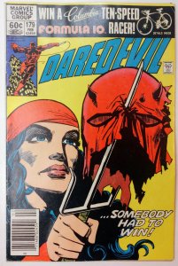 Daredevil #179 Newsstand (6.5, 1982) Frank Miller Cover featuring Elektra