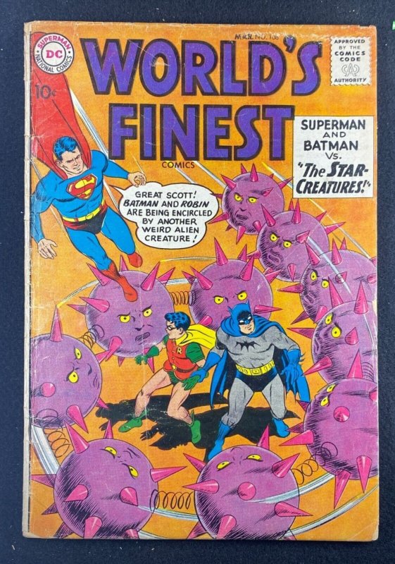 World’s Finest (1941) #108 VG (4.0) Curt Swan Batman Superman Robin