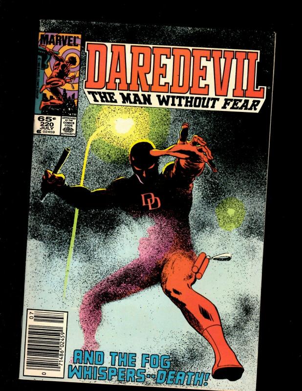 10 Daredevil Marvel Comic Books #207 208 209 213 214 215 216 217 218 220 HY2