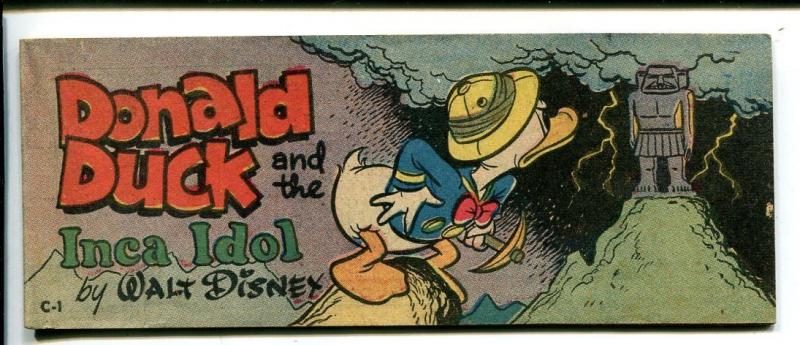 DONALD DUCK AND THE INCA IDOL #C-1 1951-WHEATIES GIVEAWAY-DISNEY-vf