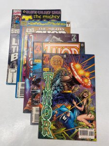 5 Thor MARVEL comic books #424 469 494 495 496 77 KM15