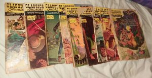 classics illustrated 9 issue comics lot ALL FIRST PRINT EDITIONS! run set book