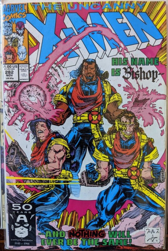 UNCANNY X-MEN #282. - 1st Appearance of Bishop (Cameo). 9.0+ folks!!