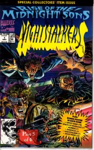 Lot Of 2 Marvel Comic Book Nightstalkers #1 and Darkhold #4 J192