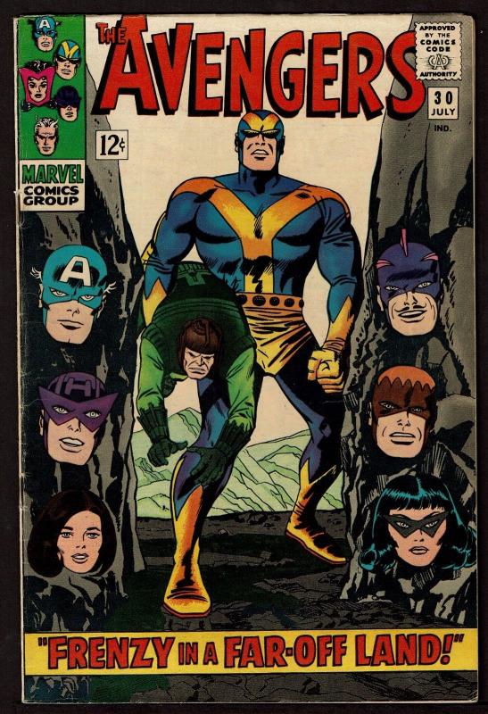 Avengers  #30 (Jul 1966, Marvel) VG+