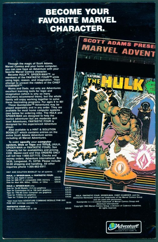 Balder the Brave 4 VF 8.0 Direct Edition Marvel 1986