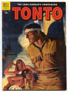 Tonto #18 1955-Dell Western-Lone Ranger's companion VG/F