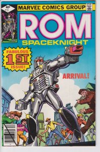 ROM #1 (Dec 1979) NM- 9.2, white! Very early direct edition.