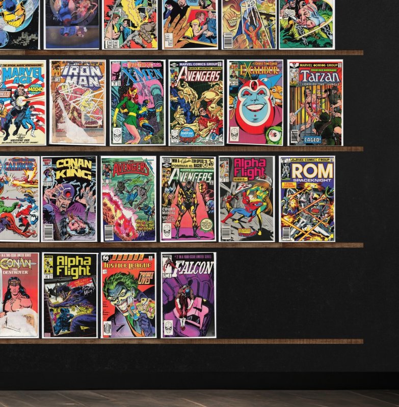 Huge Lot 150+ Comics with Alpha Flight, The Avengers, Rom & More!