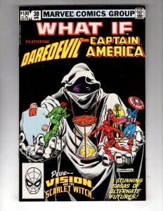 What If? #38 (1983) 8.5 DAREDEVIL! CAP! VISION! SCARLET WITCH! / ID#19