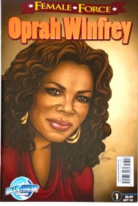 FEMALE FORCE: OPRAH WINFREY GOLD FOIL VARIANT BLUE WATER COMICS NM.
