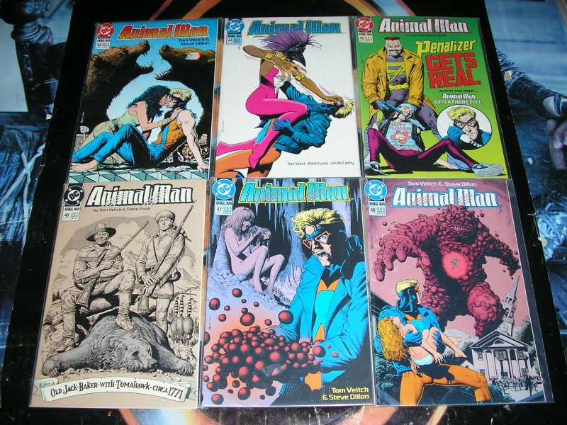 ANIMAL MAN (DC Comics/Vertigo), 28-87, 47 diff, 1990-1995