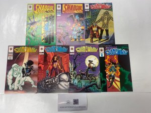 7 ShadowMan VALIANT comic books #22 23 24 25 27 28 29 33 KM34