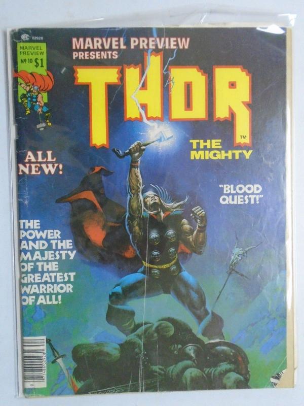 Marvel Preview (Magazine) #10 W/ Thor Reader Copy (1977)