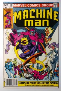 Machine Man #19 (8.0-NS, 1981) 1st app of Jack O'Lantern