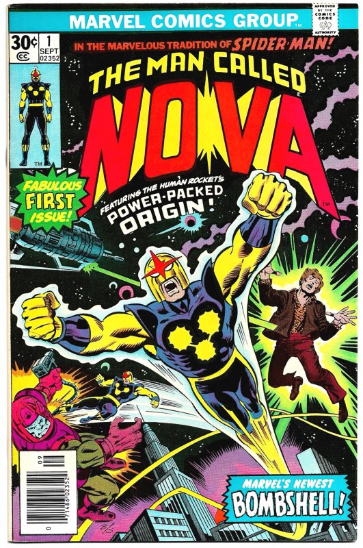 NOVA #1, 2, & 3 (1976) 8.0 VF  Marv Wolfman! John Buscema! Joe Sinnott!
