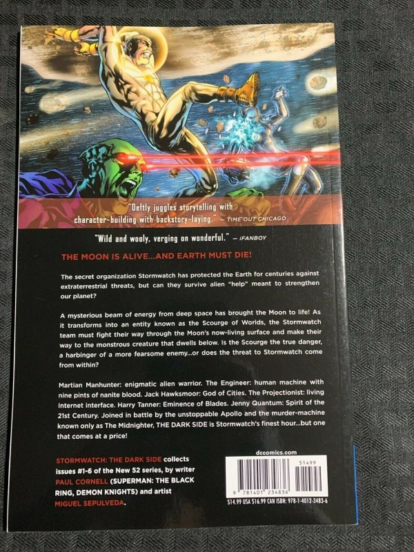 2012 STORMWATCH The Dark Side TPB SC VF+ 8.5 1st DC Comics / Fisherman