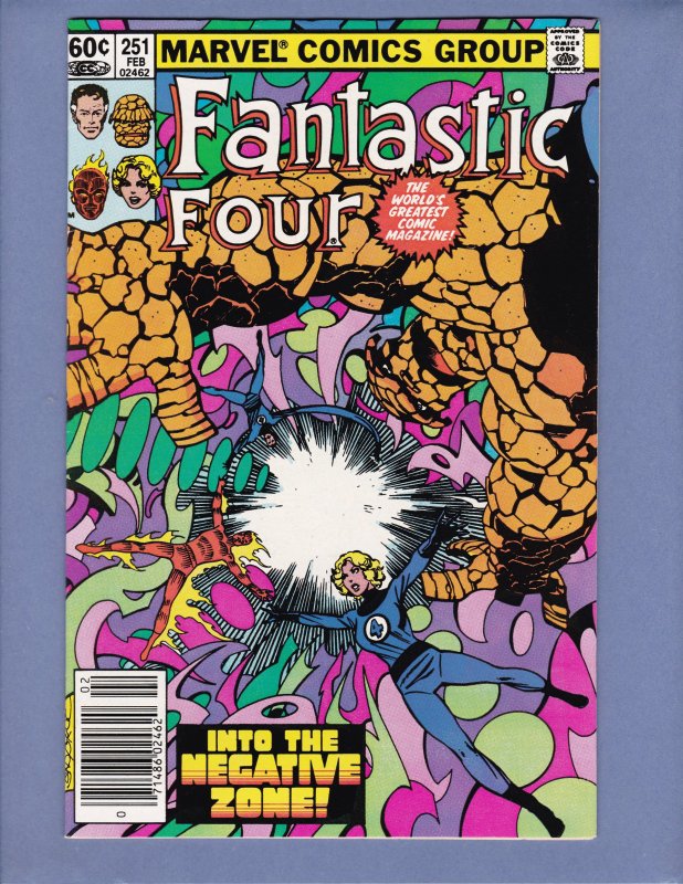 Fantastic Four #251 NM- Annihilus Marvel 1983